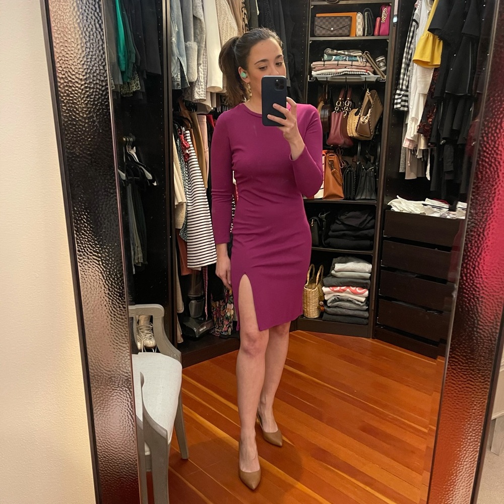 Eggplant Business Dress